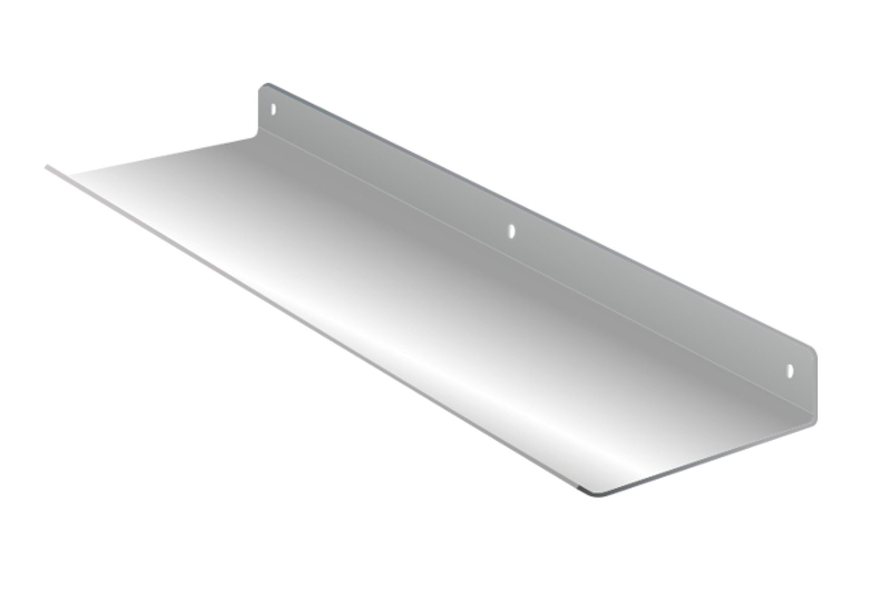 830701 Edelstahl Spiegelablage 700x130