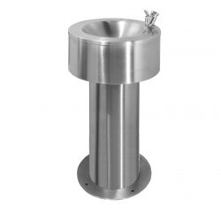 160012-H600 Edelstahl Trinkbrunnen freistehend Kindergarten