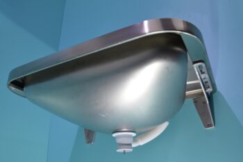 101073B Waschbecken Edelstahl Exclusiv von unten