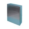 810422 Edelstahl Abfallsammler Geometrik 14 Liter