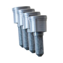 80022-4 Set 4 Stück Pumpengummi mit Aufschraub-Gewinde Millinox
