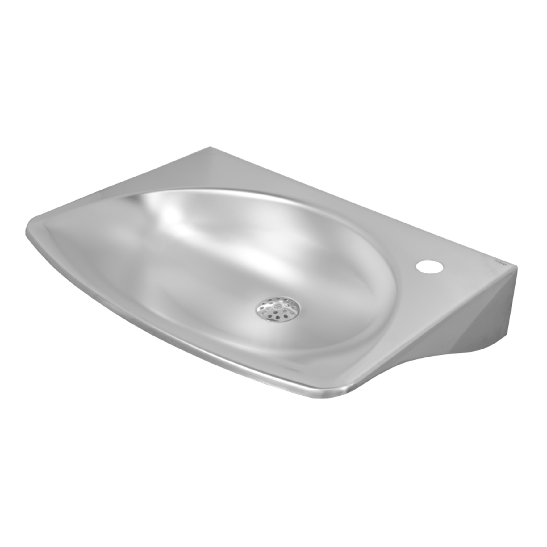 106041R-Edelstahl Design Waschtisch Intra ohne Überlauf