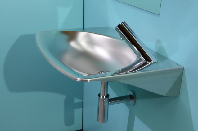 Edelstahl Waschtisch Intra 60x41HLR – Bild 5